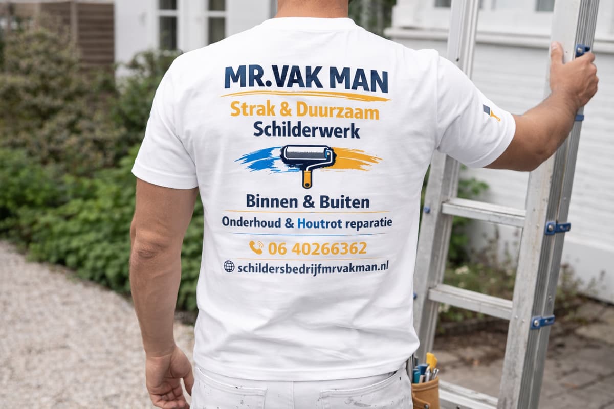 Mr. Vak Man — schilder Daniël Erdtsieck in werkkleding